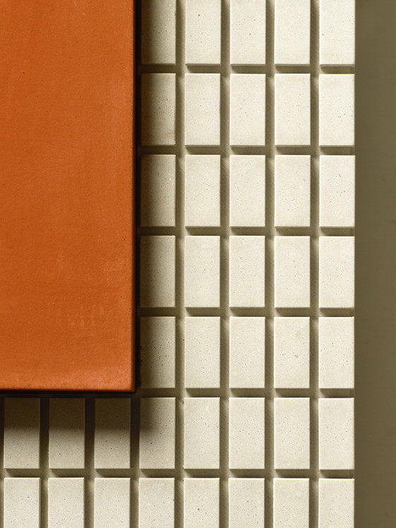 Image 1 of Sculptures murales en béton - ensemble de 3