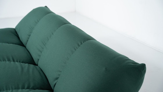 Image 1 of Mid-Century Modern Green Papillon Sofa By Giovannetti, Italy, 1970S