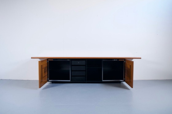 Image 1 of SHERATON SIDEBOARD GIOTTO STOPPINO & LODOVICO ACERBIS EXOTIC WOOD ACERBIS PUBLISHER 1977