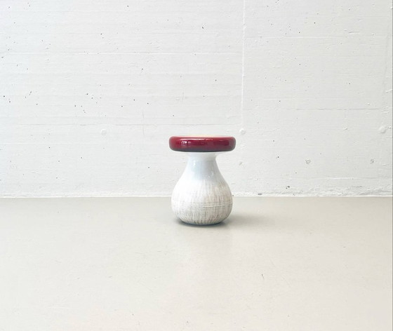 Image 1 of Mushroom-shaped side table made of metal, 1970s