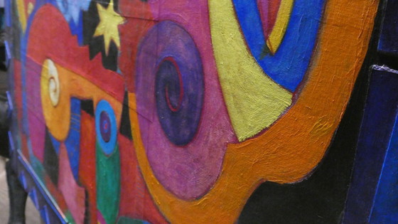 Image 1 of CLEMENS BRIELS - Uniek Meesterwerk "Touched to the Core" (130x100cm) - Gesigneerd + Certificaat