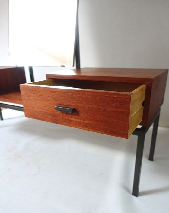 Image 1 of Espejo moderno de mediados de siglo Kuperus Almelo en estilo Pastoe Braakman.