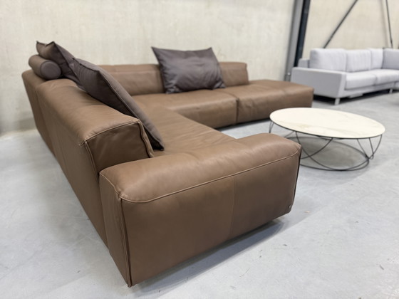 Image 1 of Divano angolare Rolf Benz Mio in pelle marrone 253x344