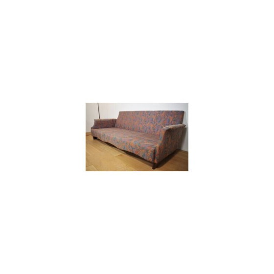 Image 1 of Pair of vintage walnut sofas, 1970s