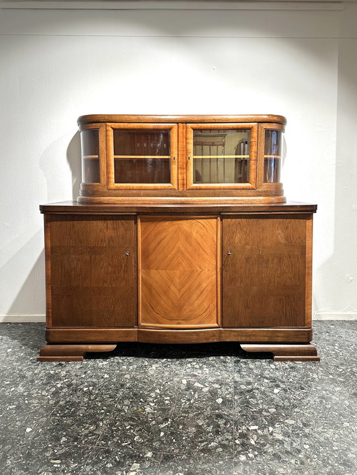 1930s Art-Deco Buffet Cabinet from Belgium