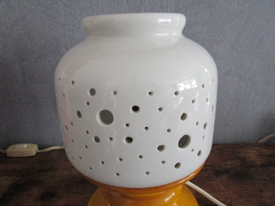 Image 1 of Vintage ceramic table lamp in Space Age style