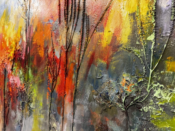 Image 1 of Gemälde Maria de Vries „Blumenfeld“