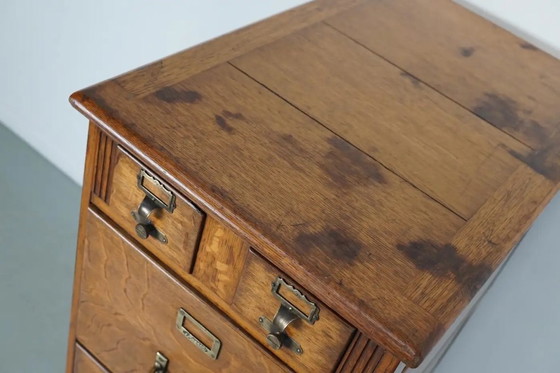 Image 1 of Französischer Apothekerschrank / Aktenschrank aus Eiche, 1920er/30er Jahre