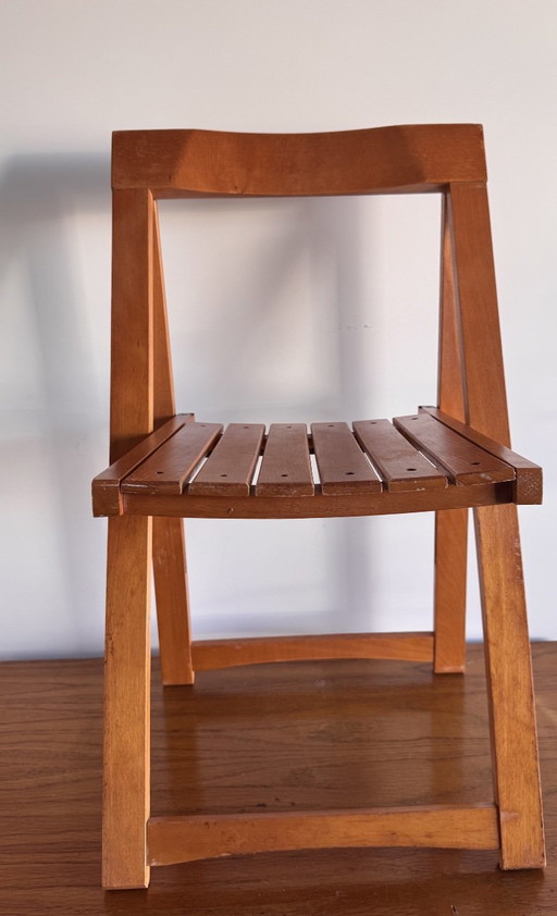 Vintage Trieste Klappstuhl von Aldo Jacober – Italienisches Design 60er Jahre