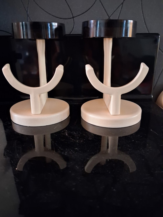 Image 1 of 2x wandhaak van Kurt Ziehmer, space age