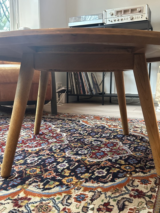 Image 1 of table basse en chêne