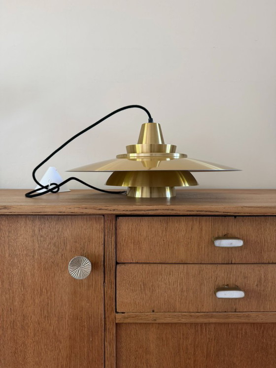 Image 1 of Vintage superlichte brutalistische lamp uit de jaren 70 - David Mogensen