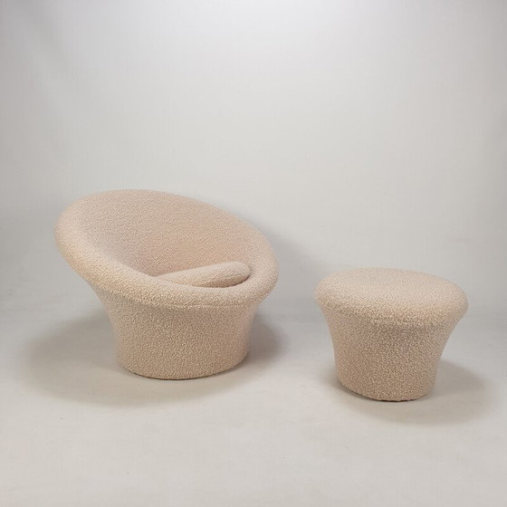 Image 1 of Vintage armchair and ottoman by Pierre Paulin for Artifort, 1960s