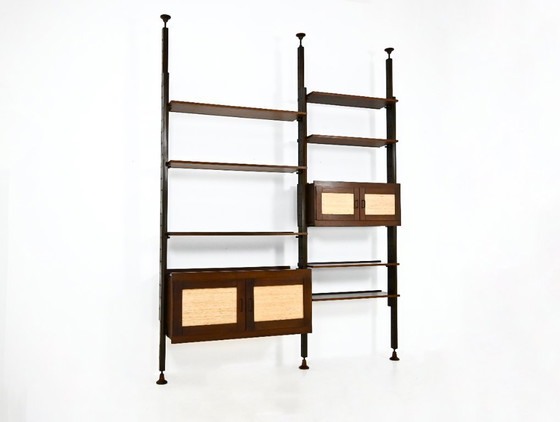 Image 1 of Mueble de pared diseñado por Leonardo Fiori para Isa Bergamo, década de 1960.