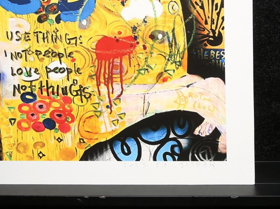 Image 1 of Jisbar (Jean-Baptiste Launay) - Il bacio, 2023 - Gicleé - firmato a mano