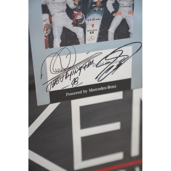 Image 1 of Vintage West McLaren Mercedes-poster, Italië 1998