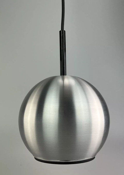 60s 70s Erco ceiling lamp ceiling light ball lamp metal aluminum