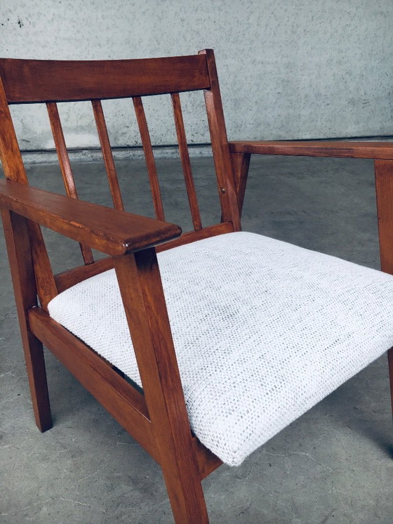 Image 1 of Ensemble de fauteuils de style hollandais moderne du milieu du siècle, Pays-Bas, années 1950