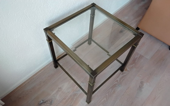Set tavolino da caffè, tavolino d'appoggio e consolle – Tavolini da caffè, Glass, Metal (photo 9 of 10)