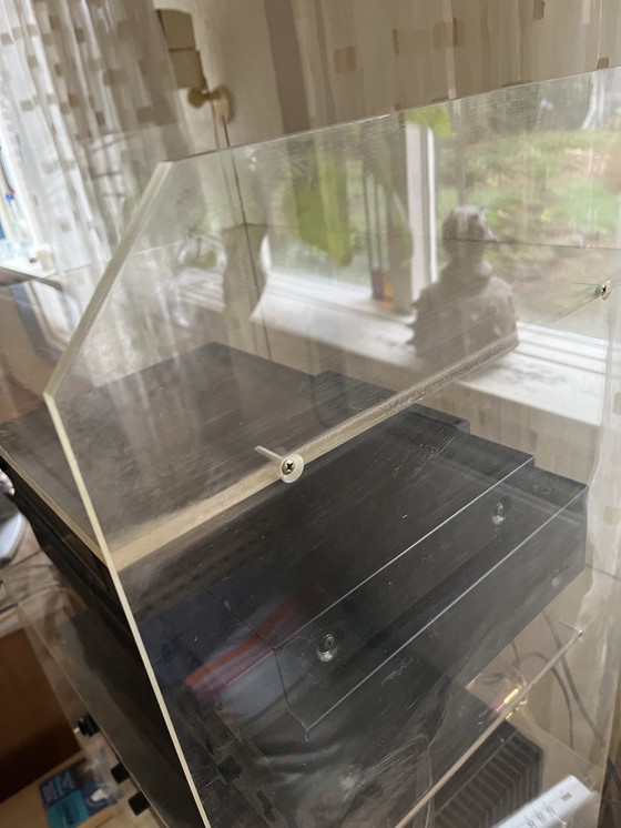 Image 1 of Plexiglass audio cabinet