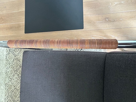 Image 1 of Chaise Minotti à structure tubulaire, lot de 2