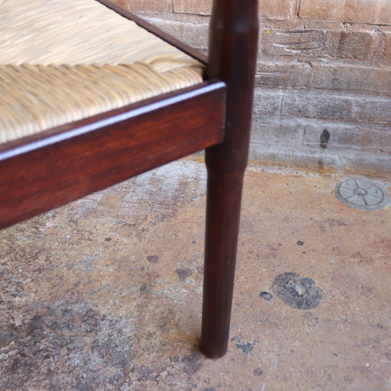 Image 1 of Carimate chair Vico Magistretti wicker seat 1970s