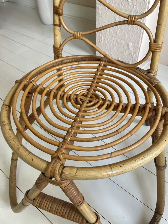 2 Rattan Chairs Rohé Noordwolde – Stools, Wicker (photo 3 of 6)