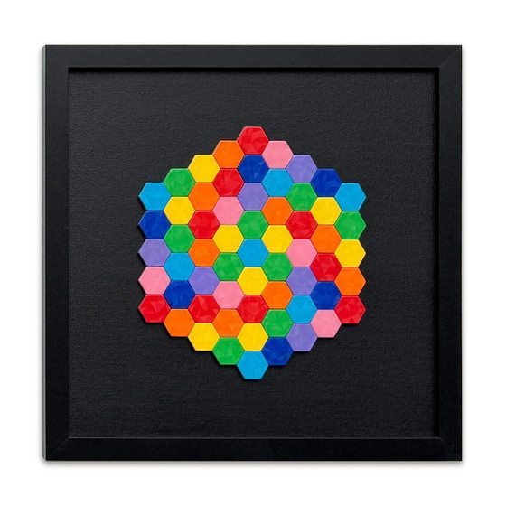 Image 1 of Fragmentos de caleidoscopio (Juego de 3 - Decoración de pared)