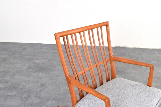 Image 1 of Chaise à bascule ML33 en chêne par Hans J. Wegner pour A/S Mikael Laursen, années 1950