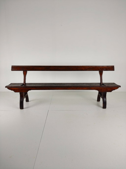 Panchina ferroviaria vittoriana in pino silvestre – Halstead’s Makers, Todmorden – bankjes, Wood