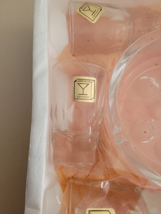 Image 1 of Set de 6 verres à cocktail avec cendrier