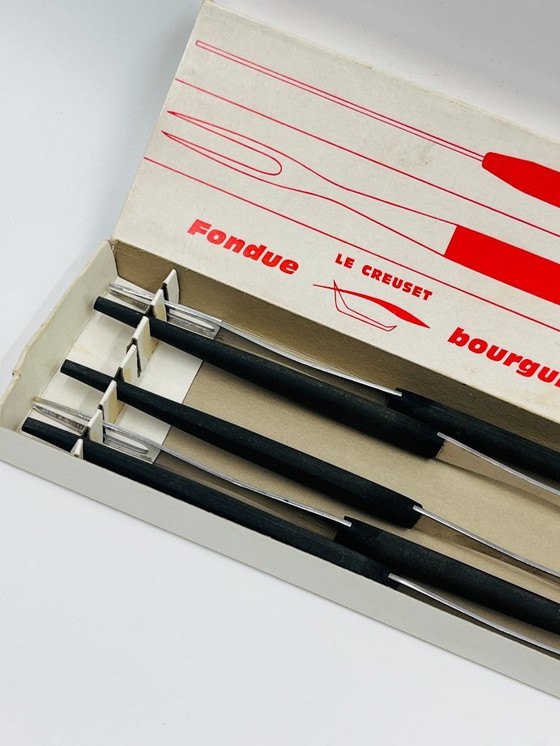 Image 1 of Juego de 6 tenedores para fondue Le Creuset