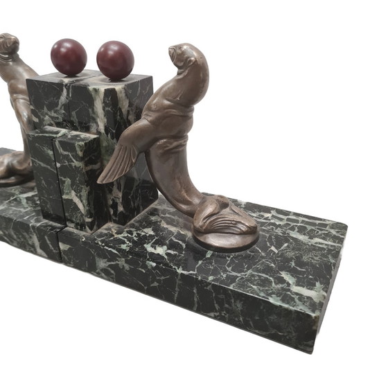 Image 1 of Serre-livres Maurice Frecourt Art déco, vers 1925