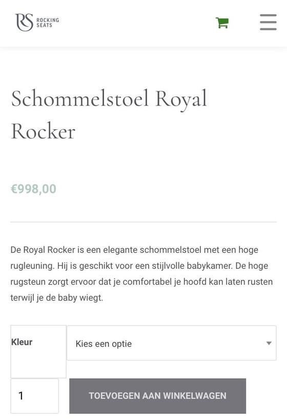 Image 1 of Schommelstoel “Rocking Seat”