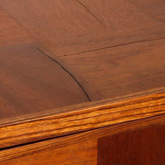 Image 1 of Large sideboard in solid wood, modernist work from the 1950s
