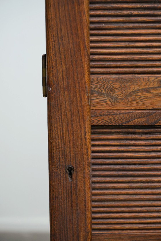 Image 1 of Antique filing cabinet / notary cabinet made of oak from the late 19th / early 20th century