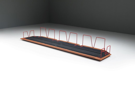 Image 1 of Splendido divano Marenco XL in pelle color cognac disegnato da Mario Marenco per Arflex Italia.