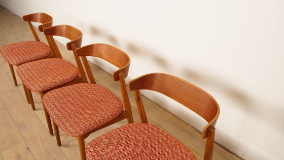 Image 1 of Set di 4 sedie da pranzo Farstrup – Design danese vintage
