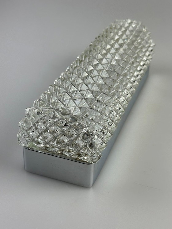 Image 1 of 60s 70s aplique Aplique de Glashütte Limburg Alemania Space Age