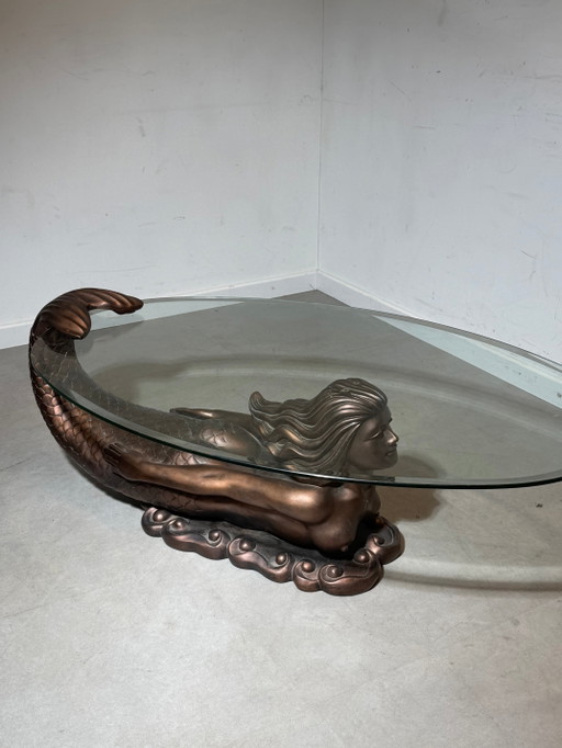 Mermaid Coffee Table – Sculptural Design – 125 cm – salontafels, Glass (photo 2 of 4)