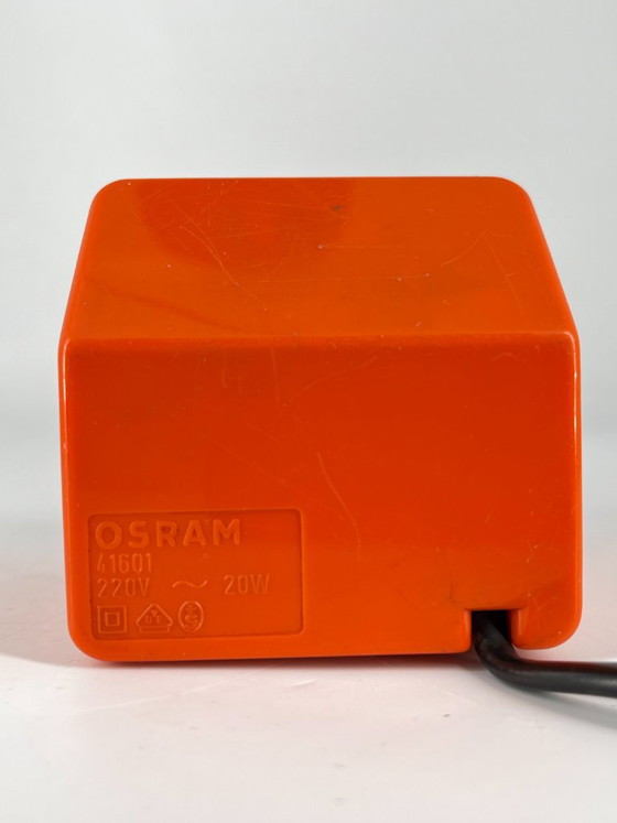 OSRAM Minispot 41601 Space Age Tafellamp in Oranje, Duitsland jaren 70 – Tafellampen, Plastic, Metal (photo 9 of 12)