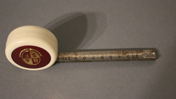 Image 1 of Very old and rare advertising measuring tape from the BASF company for polystyrene