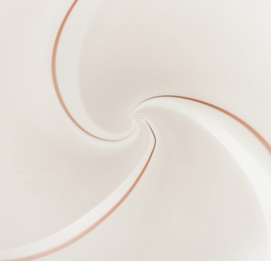 Seltenes Vetri Murano „Swirl“-Set – Hänge- und Tischlampe – Italien – ca. 1970 – Pendelleuchten, Glass (photo 7 of 10)