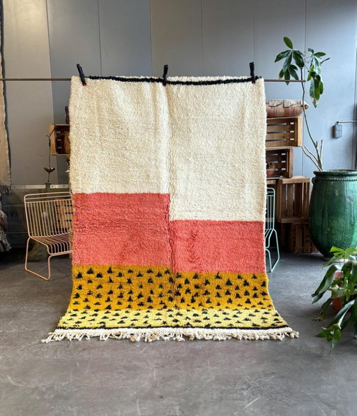 Prachtig Marokkaans Berber tapijt in kleurrijke tinten - 300x200 cm - handgeweven wollen tapijt