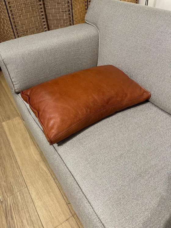 Image 1 of Come nuovo design disponibile su Stock Block Cuscino in pelle marrone