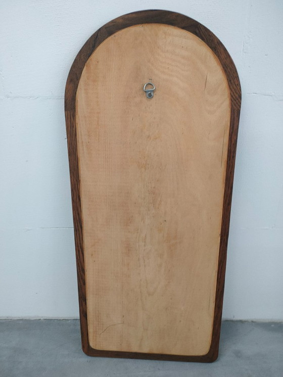 Image 1 of (1m) Hoge vintage jaren 60 wandspiegel (Scandinavische stijl)
