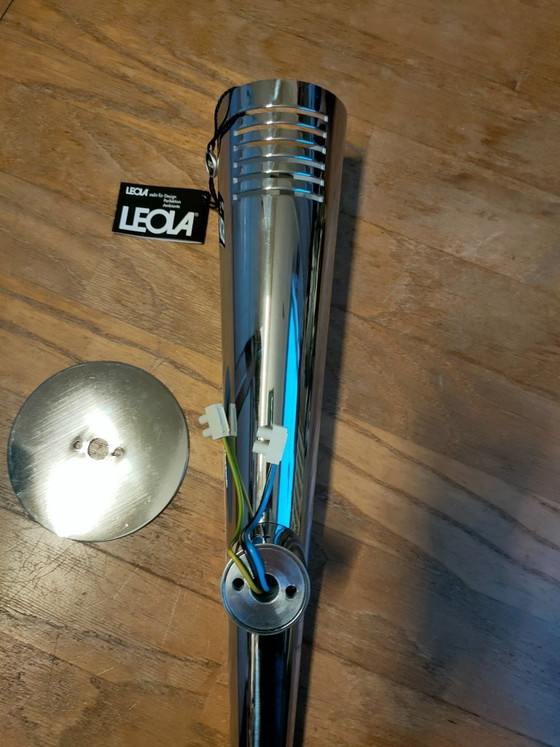 Image 1 of LEOLA Secreto WL Chrome torch wall lamp - set of 2