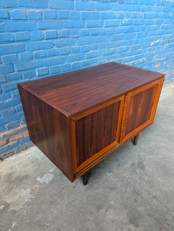 Image 1 of Vintage teak sideboard/ LP kast, Faarup Mobelfabrik- Denmark