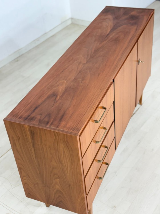 Buffet en teck style années 60 | Commode style années 60 | Design allemand | Meuble TV – Wood (photo 7 of 10)