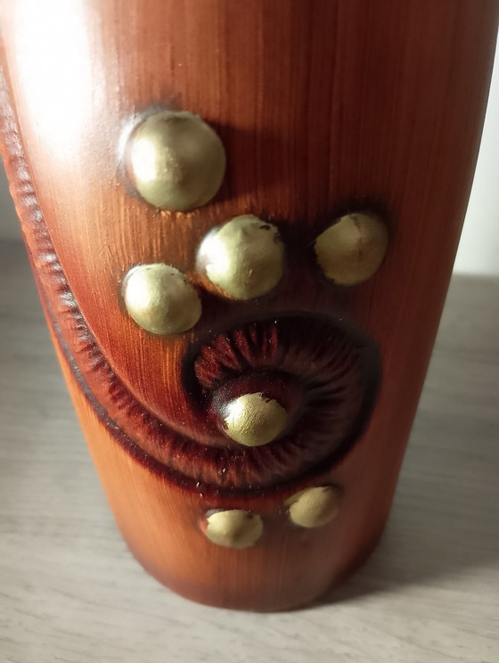 Image 1 of Rare Art Deco vase by Gustave De Bruyn, Fives, Lille